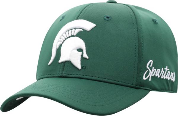 Top of the World Men's Michigan State Spartans Green Phenom 1Fit Flex Hat