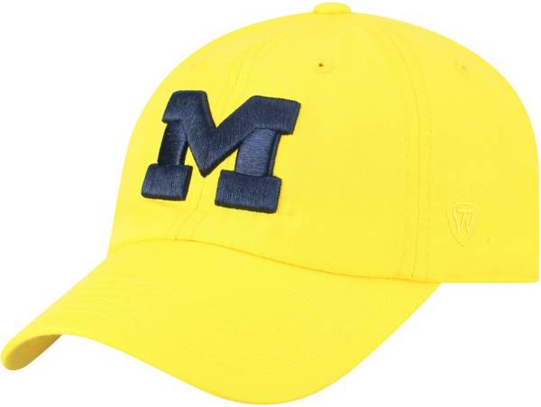 Top of the World Men's Michigan Wolverines Maize Staple Adjustable Hat