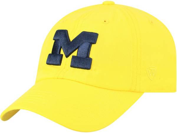 Top of the World Men's Michigan Wolverines Maize Staple Adjustable Hat product image