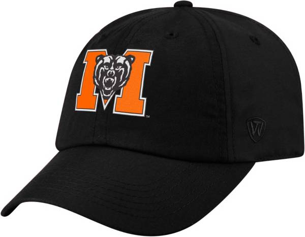 Top of the World Men's Mercer Bears Staple Adjustable Black Hat