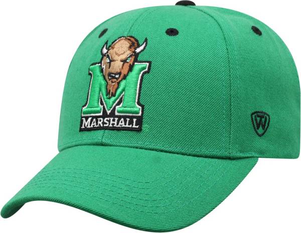 Top of the World Men's Marshall Thundering Herd Green Triple Threat Adjustable Hat