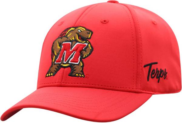 Top of the World Men's Maryland Terrapins Red Phenom 1Fit Flex Hat