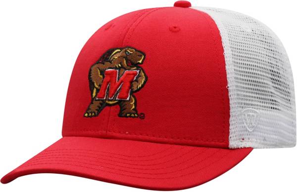 Top of the World Men's Maryland Terrapins Red/White Trucker Adjustable Hat