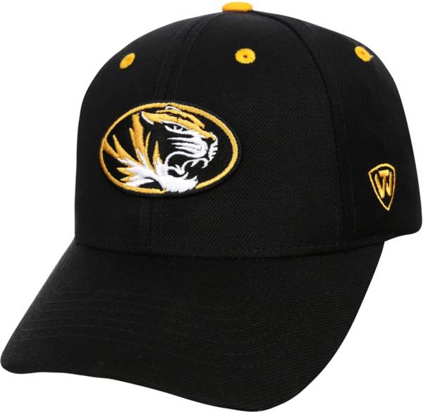 Top of the World Men's Missouri Tigers Triple Threat Adjustable Black Hat product image