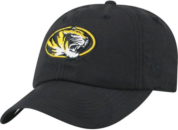 Top of the World Men's Missouri Tigers Staple Adjustable Black Hat