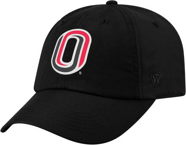 Top of the World Men's Nebraska - Omaha Mavericks Staple Adjustable Black Hat