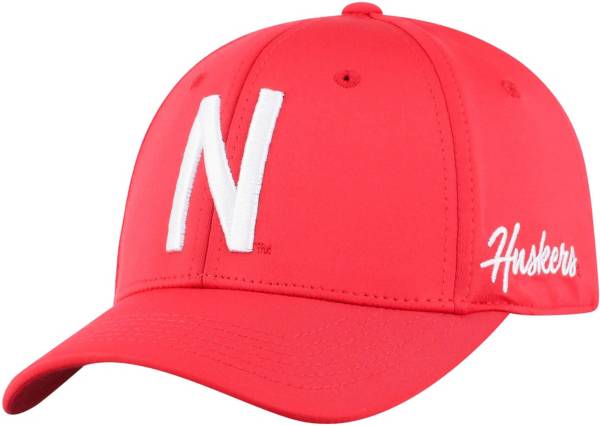 Top of the World Men's Nebraska Cornhuskers Scarlet Phenom 1Fit Flex Hat