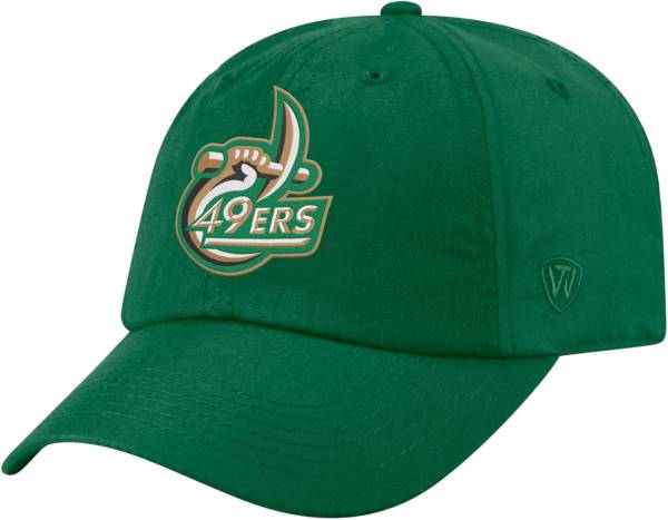 Top of the World Men's Charlotte 49ers Green Staple Adjustable Hat