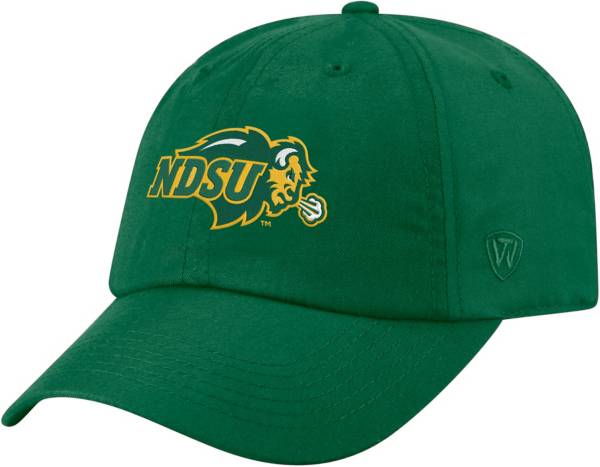 Top of the World Men's North Dakota State Bison Green Staple Adjustable Hat