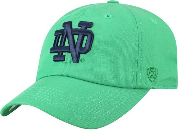Top of the World Men's Notre Dame Fighting Irish Green Staple Adjustable Hat