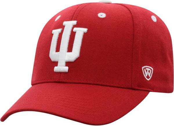 Top of the World Men's Indiana Hoosiers Crimson Triple Threat Adjustable Hat