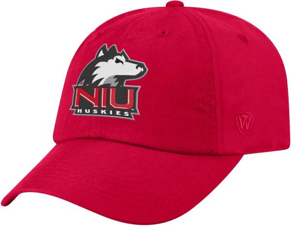 Top of the World Men's Northern Illinois Huskies Cardinal Staple Adjustable Hat