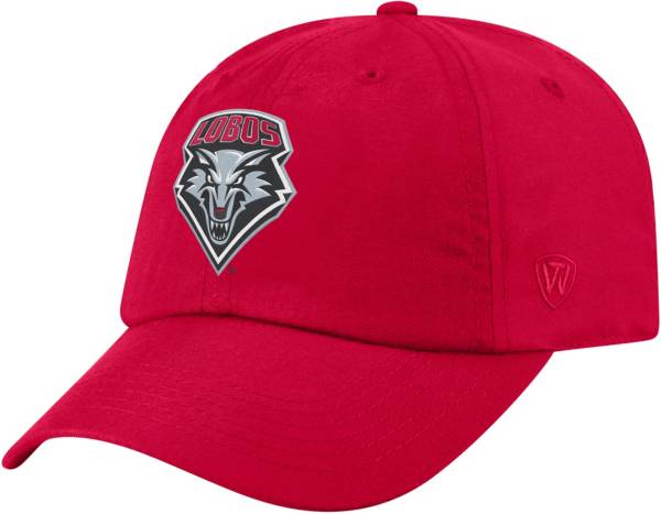 Top of the World Men's New Mexico Lobos Cherry Staple Adjustable Hat