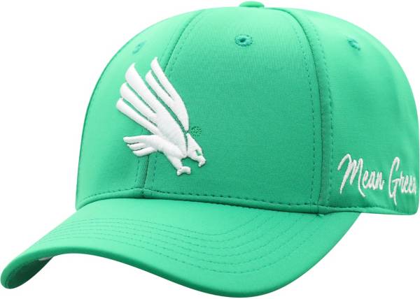 Top of the World Men's North Texas Mean Green Green Phenom 1Fit Flex Hat