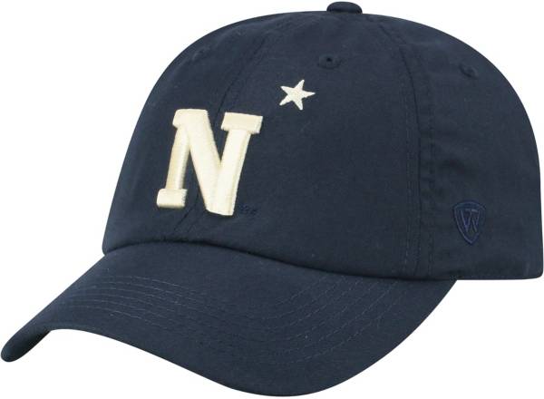 Top of the World Men's Navy Midshipmen Navy Staple Adjustable Hat