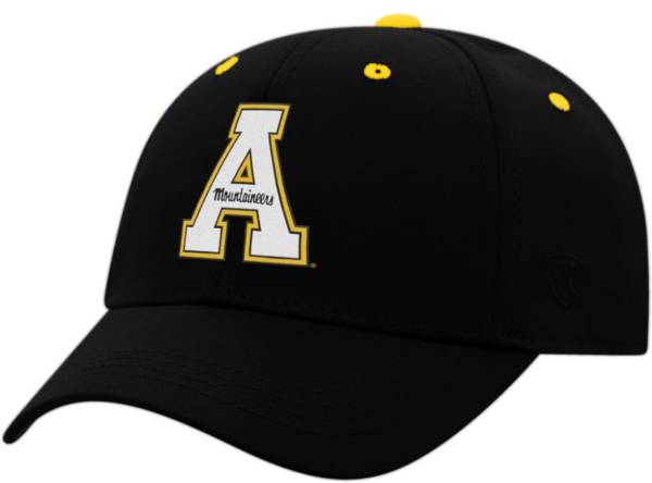 Top of the World Youth Appalachian State Mountaineers Rookie Black Hat