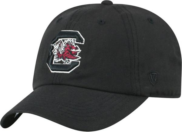 Top of the World Men's South Carolina Gamecocks Staple Adjustable Black Hat