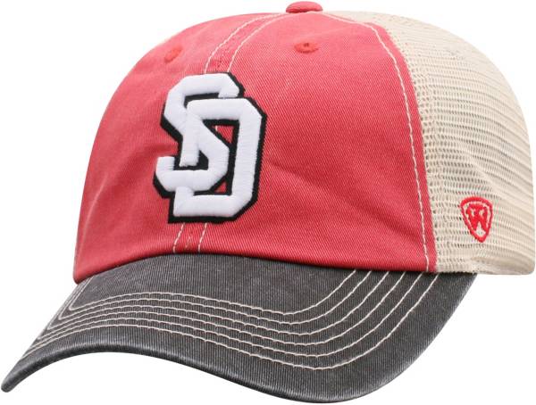 Top of the World Men's South Dakota Coyotes Red/White Off Road Adjustable Hat product image