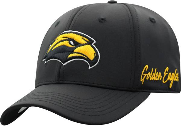 Top of the World Men's Southern Miss Golden Eagles Phenom 1Fit Flex Black Hat