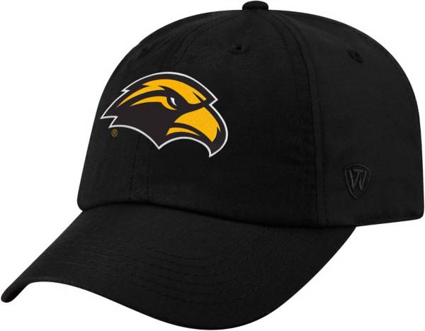 Top of the World Men's Southern Miss Golden Eagles Staple Adjustable Black Hat