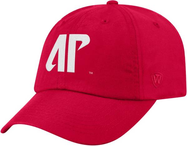 Top of the World Men's Austin Peay Governors Red Staple Adjustable Hat