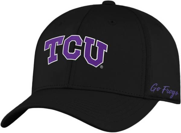 Top of the World Men's TCU Horned Frogs Phenom 1Fit Flex Black Hat