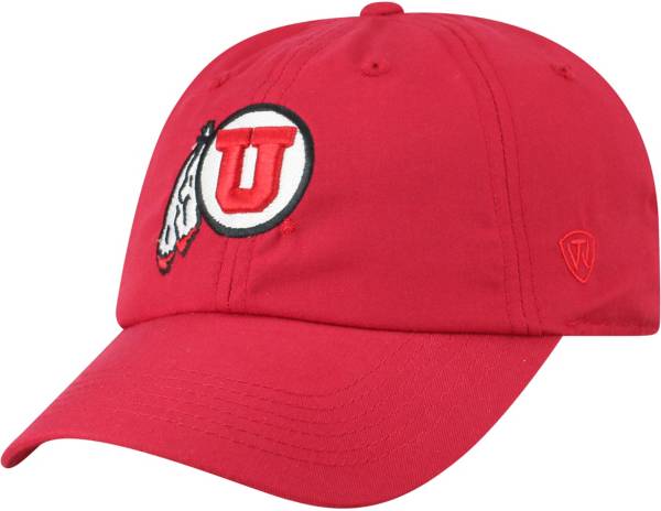 Top of the World Men's Utah Utes Crimson Staple Adjustable Hat