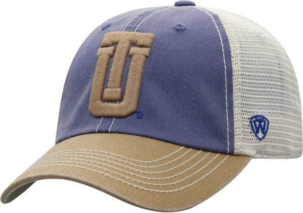 Top of the World Men's Tulsa Golden Hurricane Blue/White Off Road Adjustable Hat