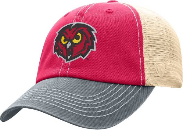 Top of the World Men's Temple Owls Cherry/White Off Road Adjustable Hat product image