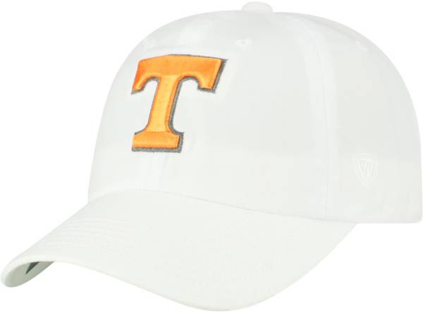 Top of the World Men's Tennessee Volunteers Staple Adjustable White Hat