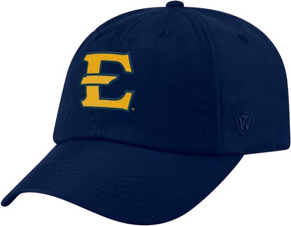 Top of the World Men's East Tennessee State Buccaneers Navy Staple Adjustable Hat product image