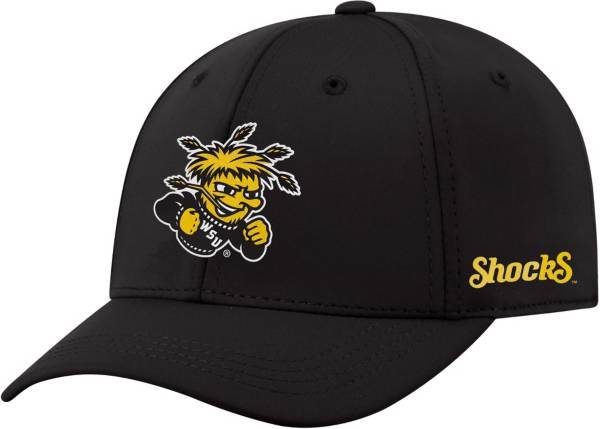 Top of the World Men's Wichita State Shockers Phenom 1Fit Flex Black Hat