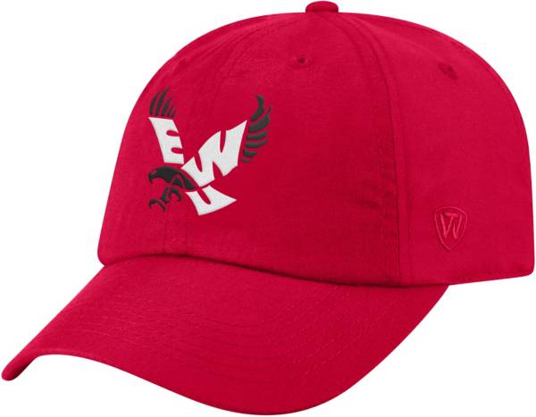 Top of the World Men's Eastern Washington Eagles Red Staple Adjustable Hat