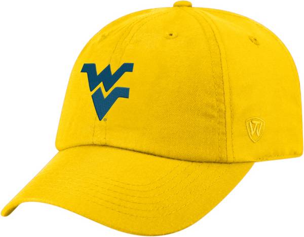 Top of the World Men's West Virginia Mountaineers Gold Staple Adjustable Hat product image