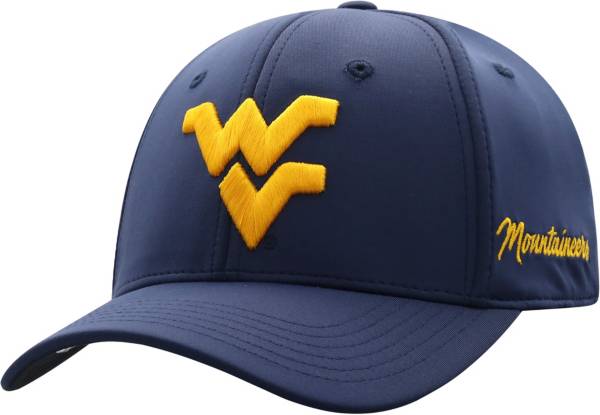 Top of the World Men's West Virginia Mountaineers Blue Phenom 1Fit Flex Hat