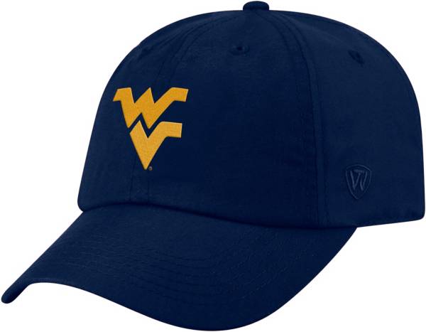 Top of the World Men's West Virginia Mountaineers Blue Staple Adjustable Hat product image