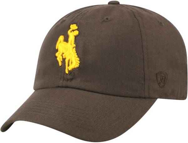 Top of the World Men's Wyoming Cowboys Brown Staple Adjustable Hat