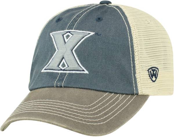 Top of the World Men's Xavier Musketeers Blue/White Off Road Adjustable Hat