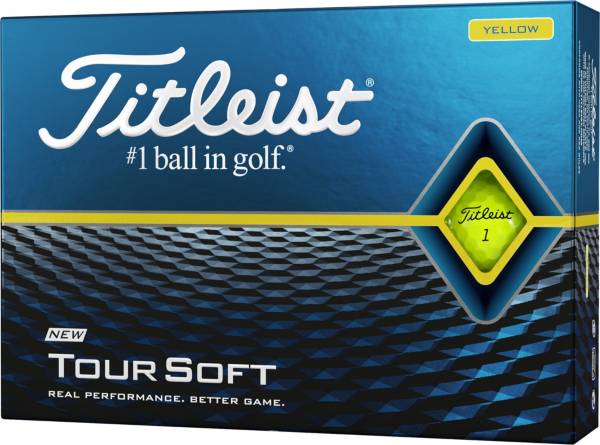 Titleist 2020 Tour Soft Yellow Golf Balls