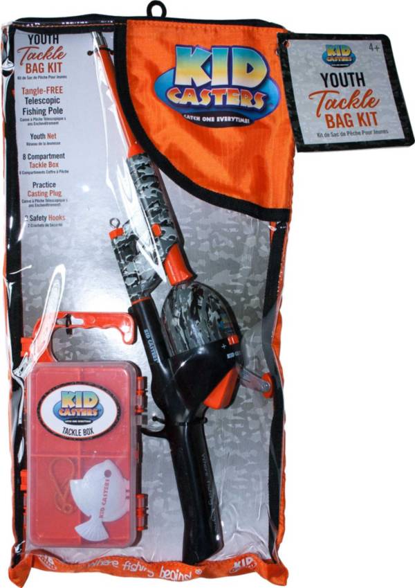 Kid Casters Orange Edition Complete Fishing Kit product image