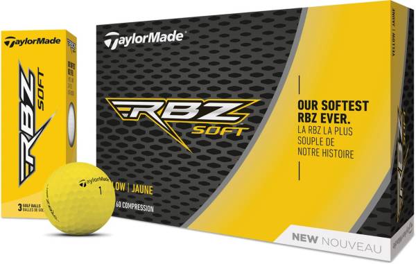 TaylorMade 2019 RBZ Soft Yellow Golf Balls