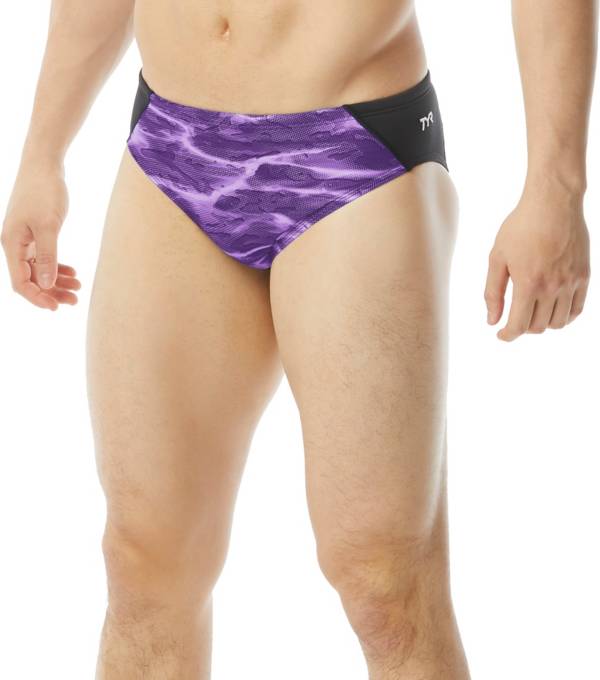 TYR Men's Lambent Blade Racer Swim Brief