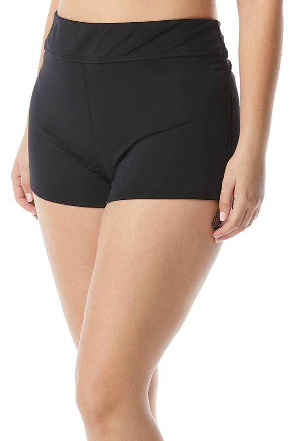 TYR Women's Plus Size Della Swim Boy Shorts