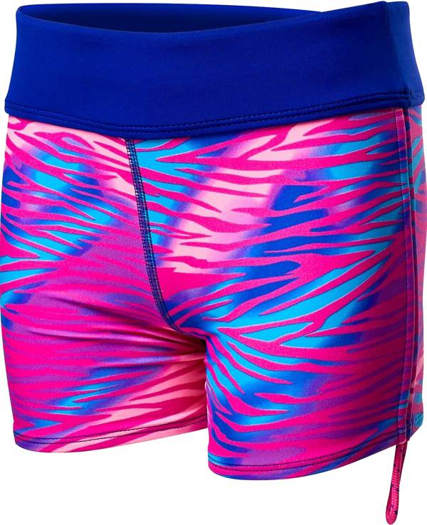 TYR Girls' Della Swim Boy Shorts