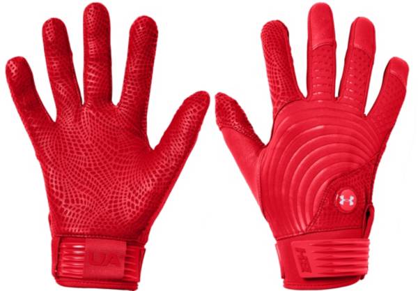 Under Armour UA Harper Pro Baseball Batting Gloves Red Size Medium RARE for sale online 