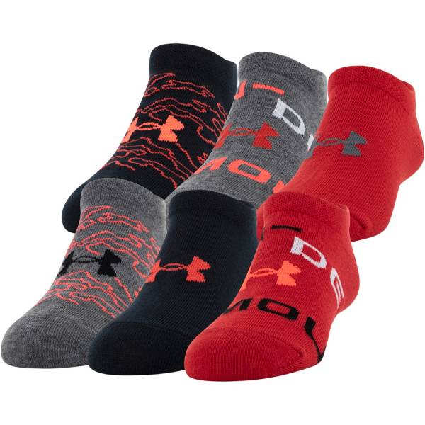 Under Armour Boys' Essential Lite Low Cut Socks - 6 Pack product image