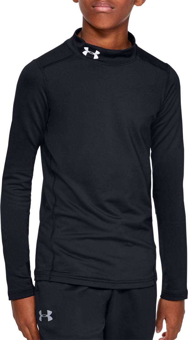 Under Armour Boys' ColdGear Mock Neck Long Sleeve Shirt product image