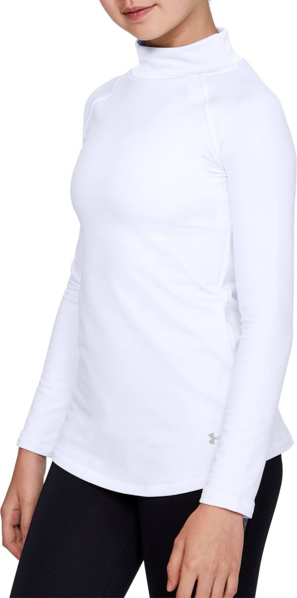 Under Armour Girl's ColdGear Mock Neck Shirt