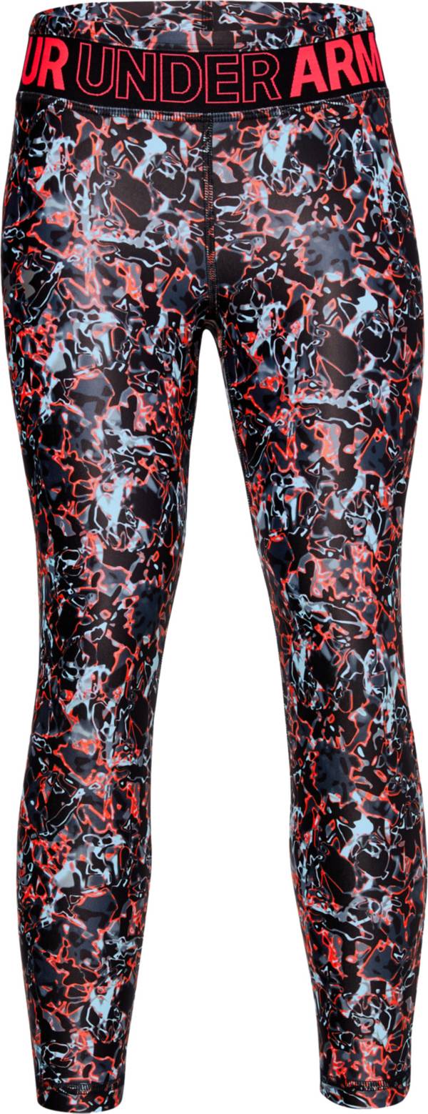 Under Armour Girls' Armour HG Printed Crop Pants