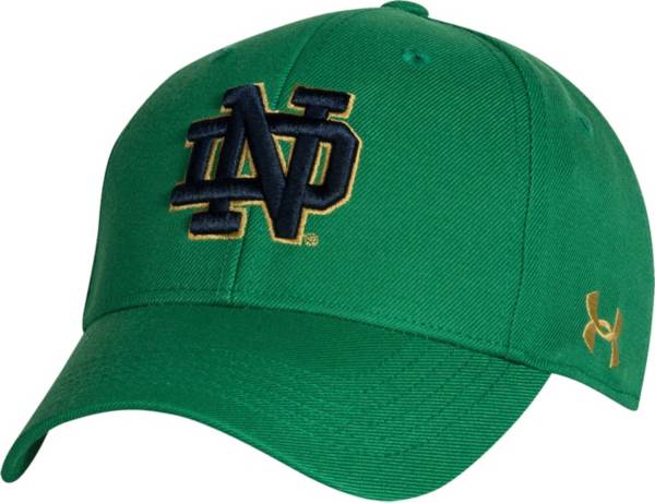 Under Armour Men's Notre Dame Fighting Irish Green Adjustable Hat